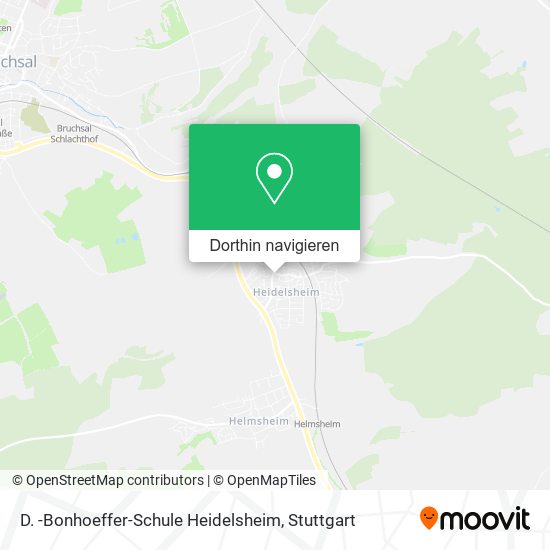 D. -Bonhoeffer-Schule Heidelsheim Karte