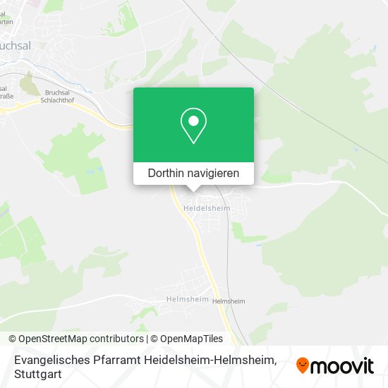 Evangelisches Pfarramt Heidelsheim-Helmsheim Karte