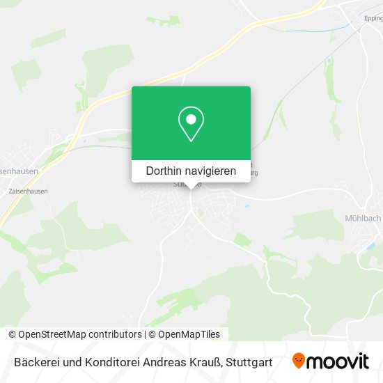 Bäckerei und Konditorei Andreas Krauß Karte