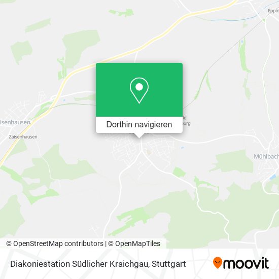 Diakoniestation Südlicher Kraichgau Karte