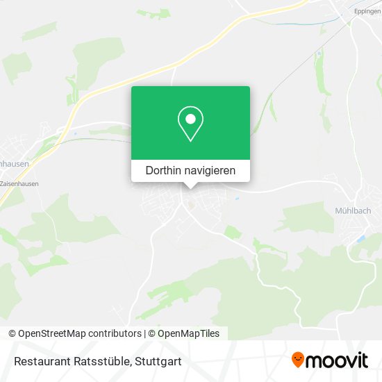 Restaurant Ratsstüble Karte