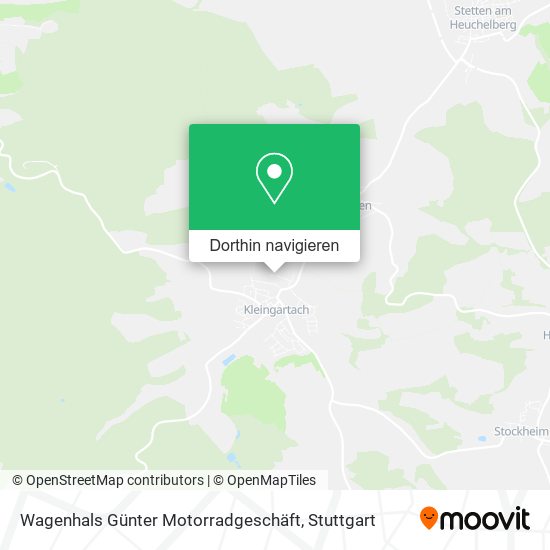 Wagenhals Günter Motorradgeschäft Karte