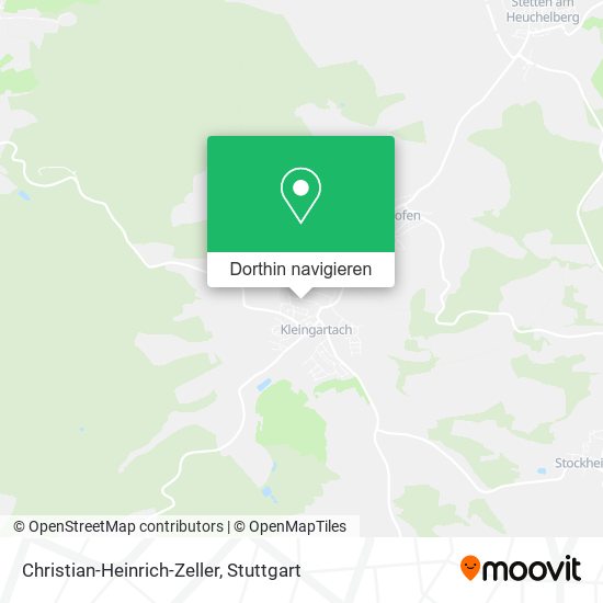 Christian-Heinrich-Zeller Karte