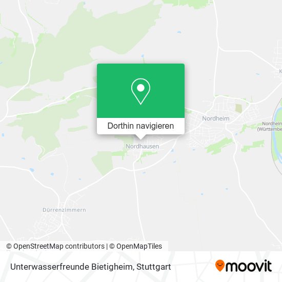 Unterwasserfreunde Bietigheim Karte