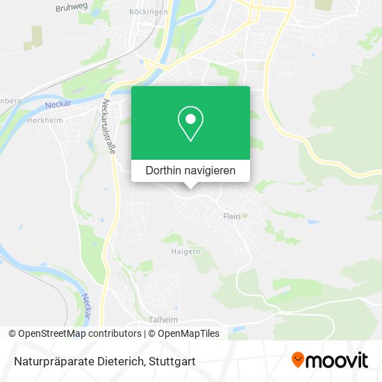 Naturpräparate Dieterich Karte