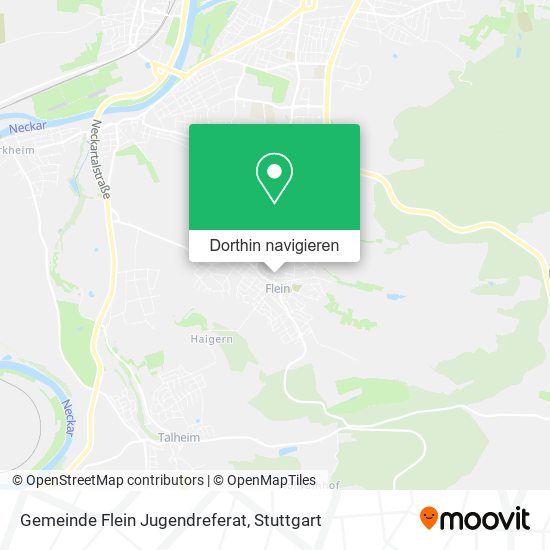 Gemeinde Flein Jugendreferat Karte