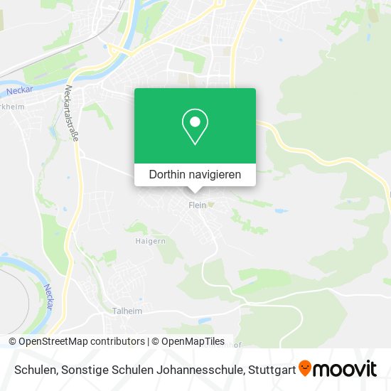 Schulen, Sonstige Schulen Johannesschule Karte
