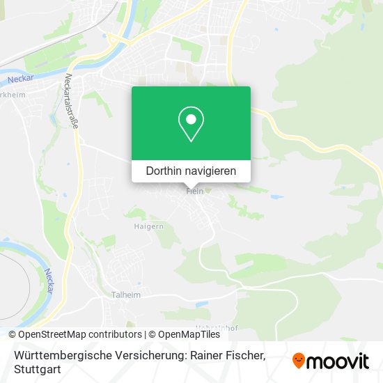 Württembergische Versicherung: Rainer Fischer Karte