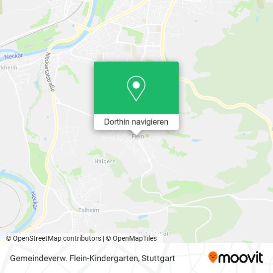 Gemeindeverw. Flein-Kindergarten Karte