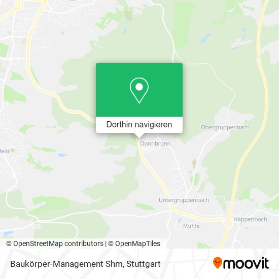 Baukörper-Management Shm Karte