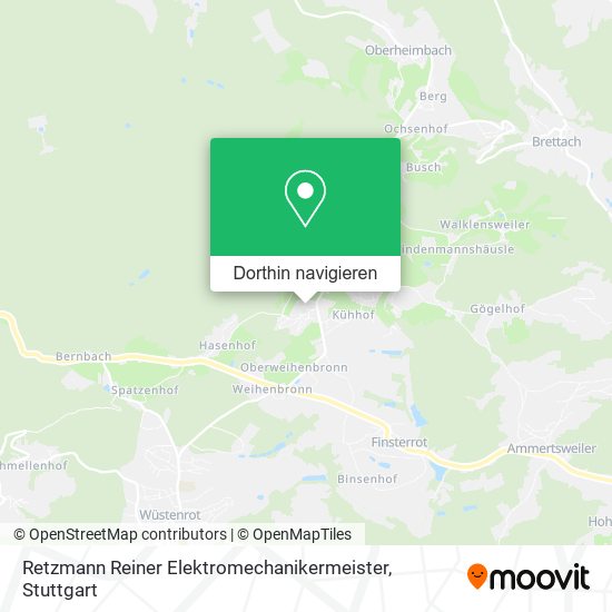 Retzmann Reiner Elektromechanikermeister Karte