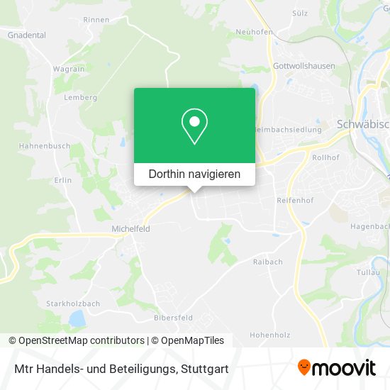Mtr Handels- und Beteiligungs Karte