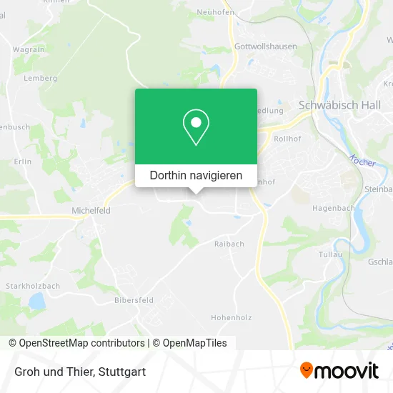 Groh und Thier Karte