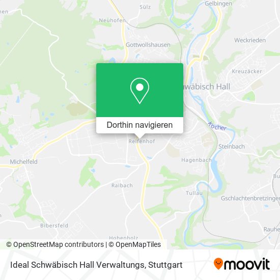 Ideal Schwäbisch Hall Verwaltungs Karte