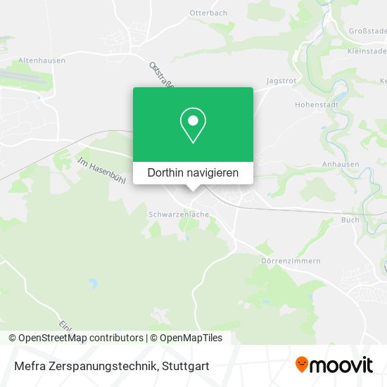 Mefra Zerspanungstechnik Karte