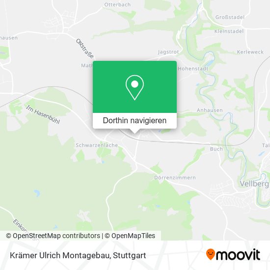 Krämer Ulrich Montagebau Karte
