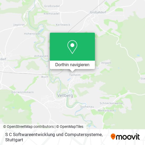 S C Softwareentwicklung und Computersysteme Karte