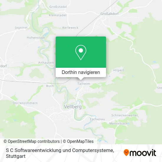 S C Softwareentwicklung und Computersysteme Karte