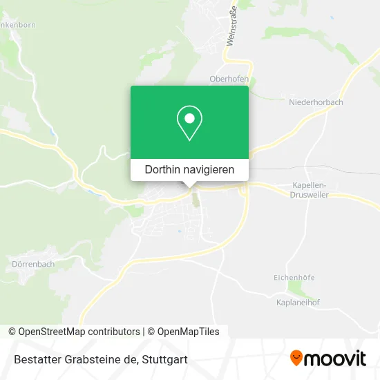 Bestatter Grabsteine de Karte