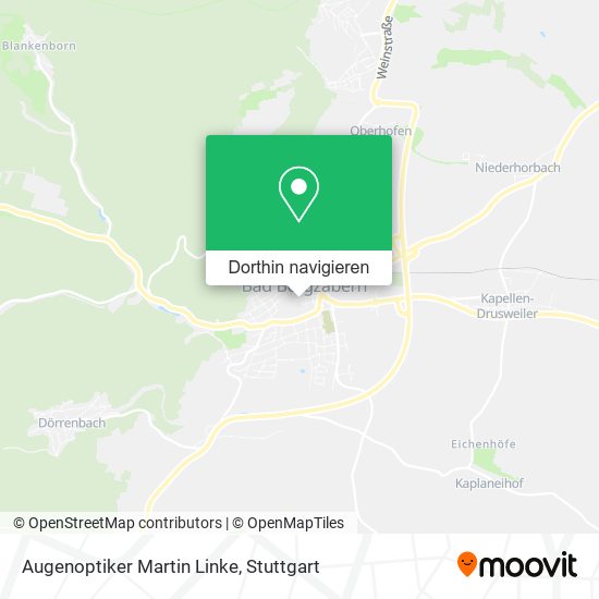 Augenoptiker Martin Linke Karte