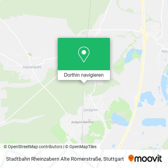 Stadtbahn Rheinzabern Alte Römerstraße Karte