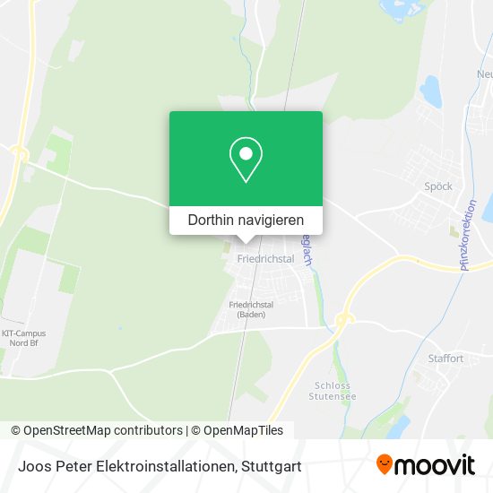 Joos Peter Elektroinstallationen Karte