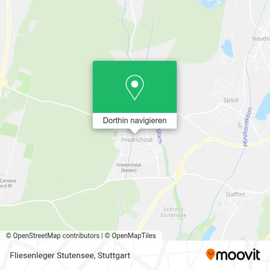 Fliesenleger Stutensee Karte