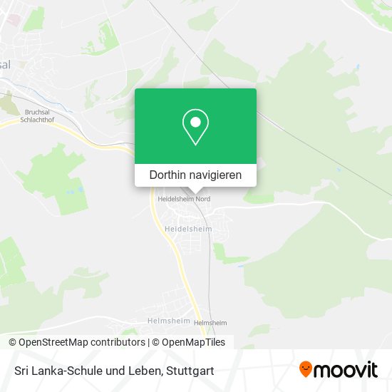 Sri Lanka-Schule und Leben Karte