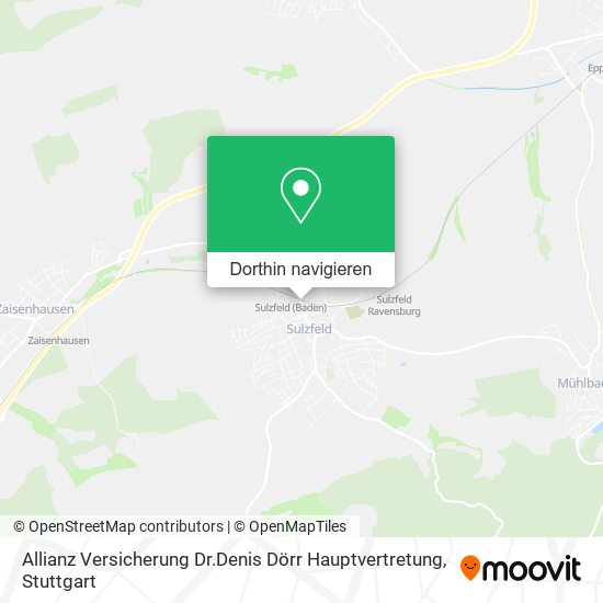 Allianz Versicherung Dr.Denis Dörr Hauptvertretung Karte