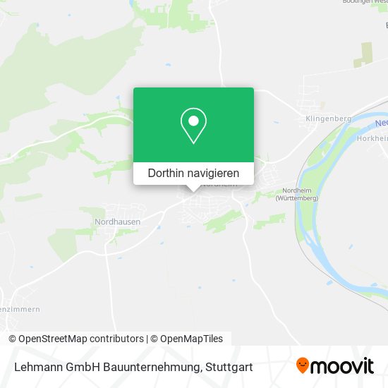Lehmann GmbH Bauunternehmung Karte