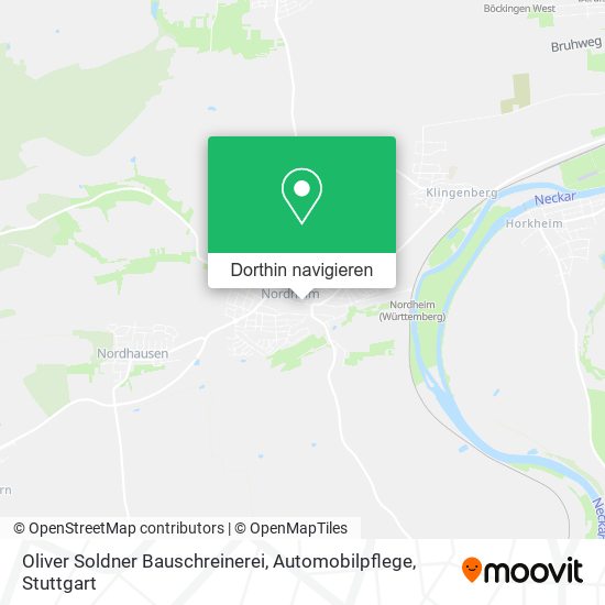 Oliver Soldner Bauschreinerei, Automobilpflege Karte