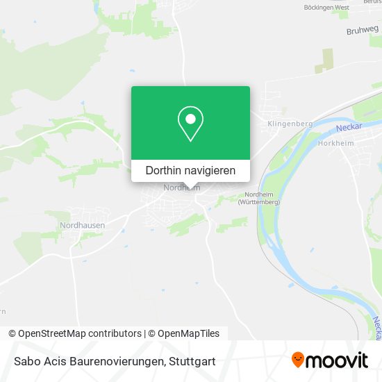 Sabo Acis Baurenovierungen Karte