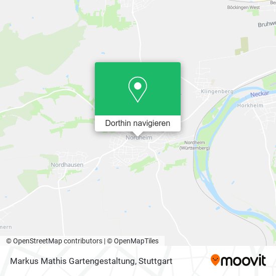 Markus Mathis Gartengestaltung Karte