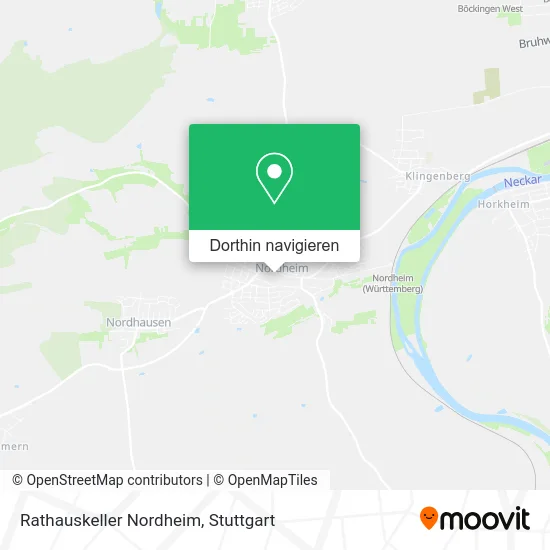 Rathauskeller Nordheim Karte