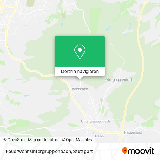 Feuerwehr Untergruppenbach Karte