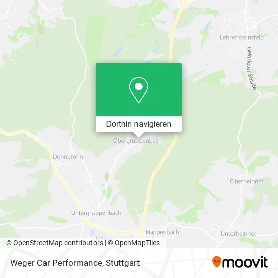 Weger Car Performance Karte