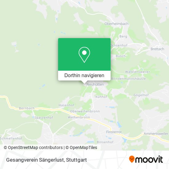 Gesangverein Sängerlust Karte