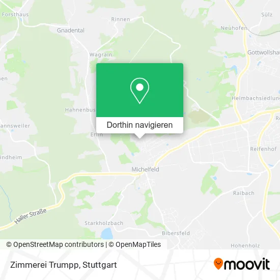 Zimmerei Trumpp Karte