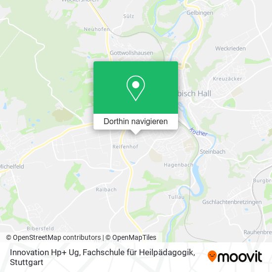 Innovation Hp+ Ug, Fachschule für Heilpädagogik Karte