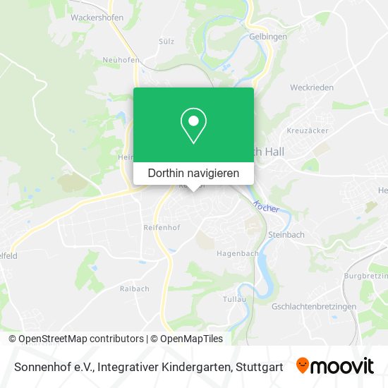 Sonnenhof e.V., Integrativer Kindergarten Karte