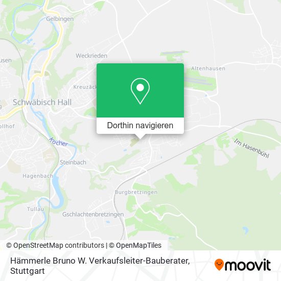Hämmerle Bruno W. Verkaufsleiter-Bauberater Karte