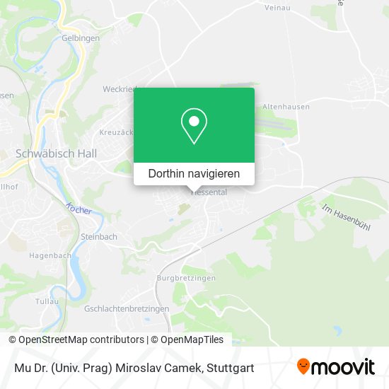 Mu Dr. (Univ. Prag) Miroslav Camek Karte