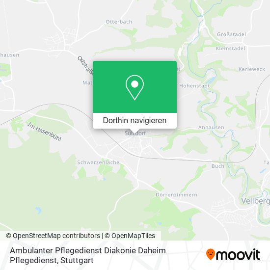 Ambulanter Pflegedienst Diakonie Daheim Pflegedienst Karte