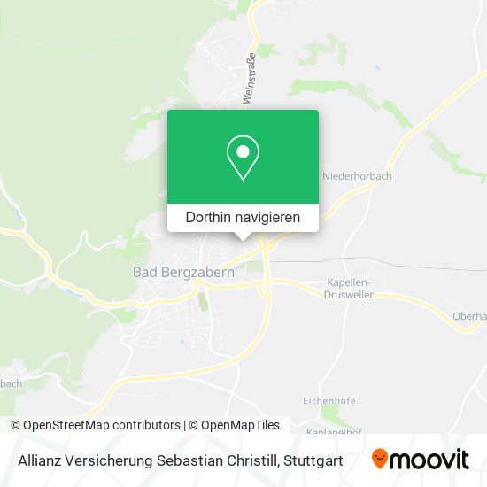 Allianz Versicherung Sebastian Christill Karte