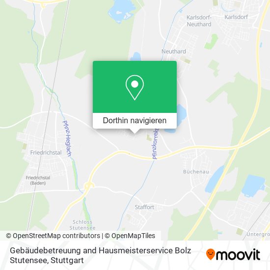 Gebäudebetreuung and Hausmeisterservice Bolz Stutensee Karte