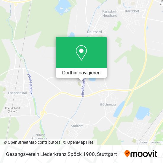 Gesangsverein Liederkranz Spöck 1900 Karte