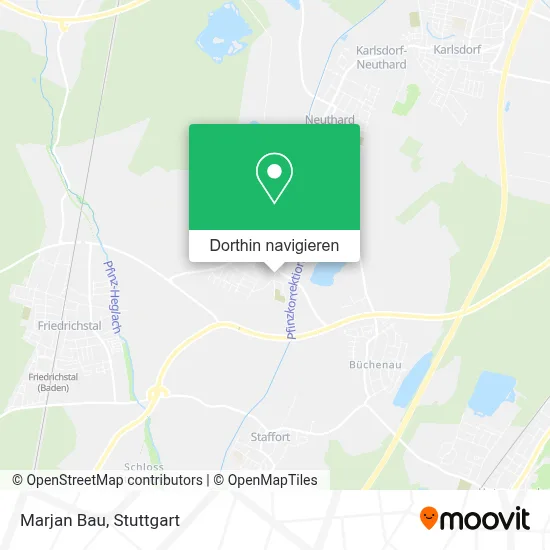 Marjan Bau Karte