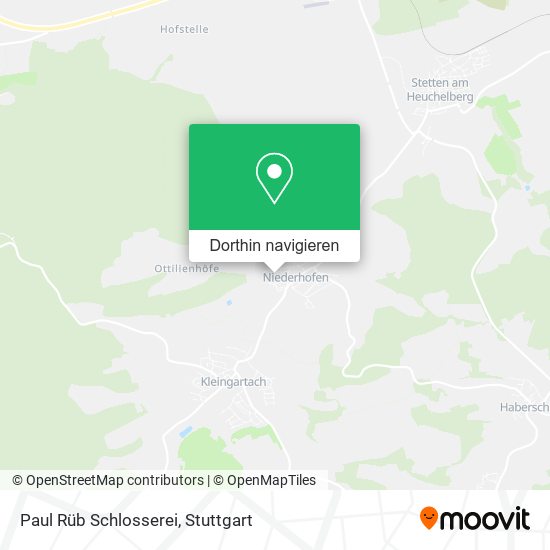 Paul Rüb Schlosserei Karte