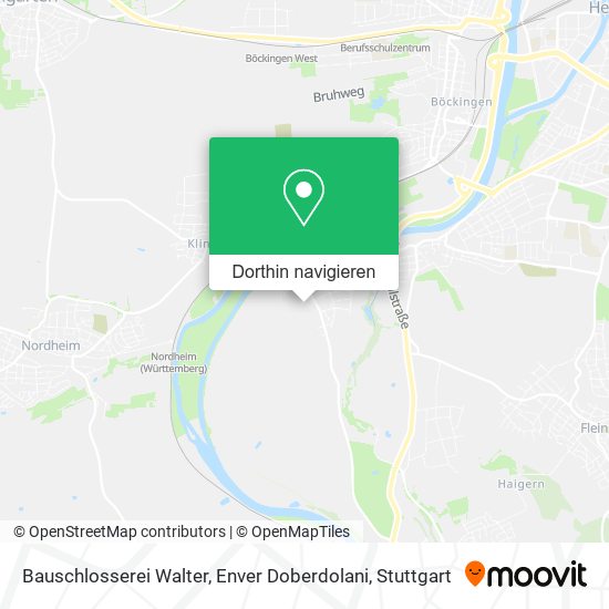 Bauschlosserei Walter, Enver Doberdolani Karte