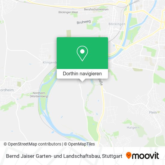 Bernd Jaiser Garten- und Landschaftsbau Karte